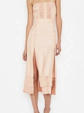 Alice McCall Stargaze Midi Dress with Front Slits size us 6